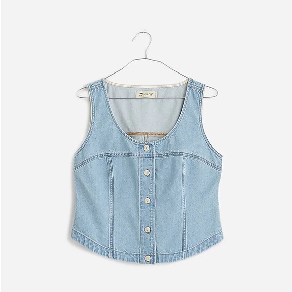 Madewell Tops - Madewell Denim Button-Front Top